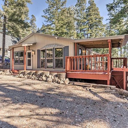 Relaxing Lincoln Forest Retreat With Wraparound Deck Cloudcroft Eksteriør billede